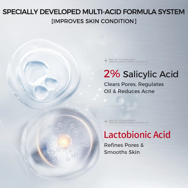 NING Anti-Acne Skin Repair Serum 1.5ml Single-Use Essence with 2% Encapsulated Salicylic Acid, Niacinamide & Soothing Complex