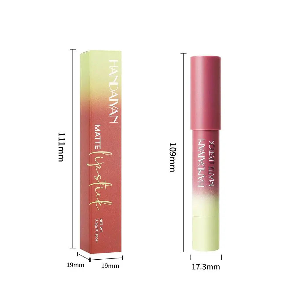 1PCS Highly Pigmented Lip Liner 8 Color Matte Waterproof Velvet Lipstick Pencil Smudge Proof Long Lasting Smooth Lip Makeup